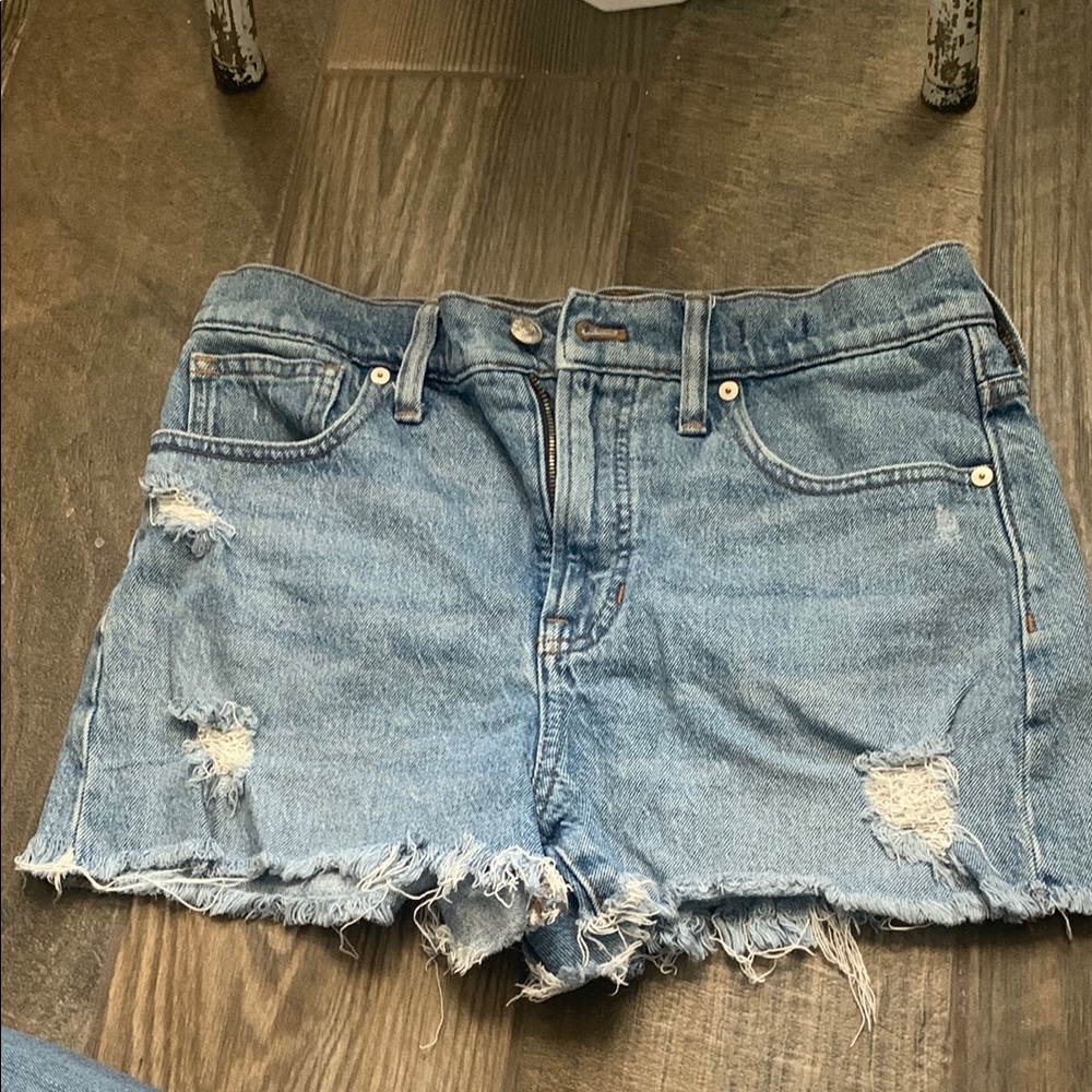 Madewell Distressed Denim Shorts